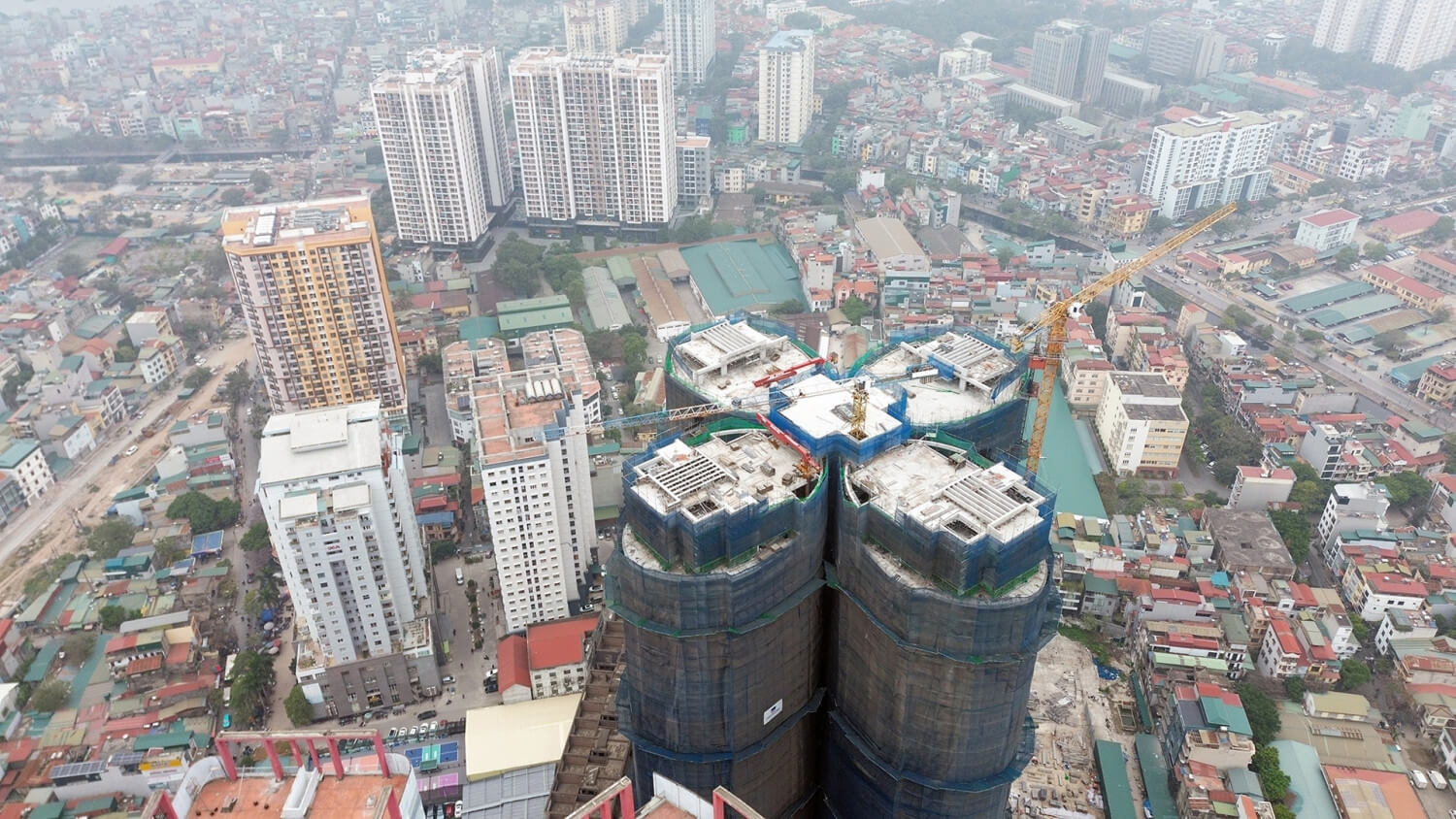 Tiến độ xây dựng dự án The Queen Palace 360 Giải Phóng tháng 8/2025